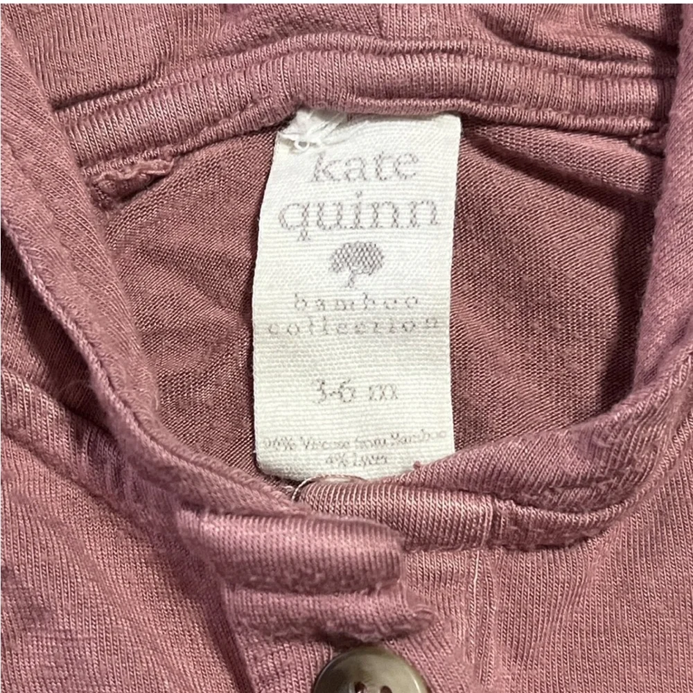 Kate Quinn HSA First Easter bamboo bunny ears bodysuit 3-6 months